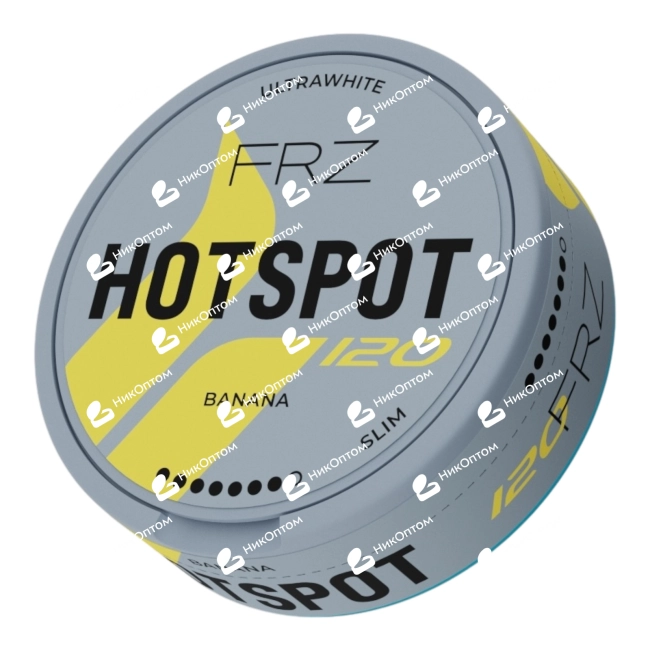 HOTSPOT - FRZ - BANANA - Банан (120mg) — купить снюс оптом в НикОптом