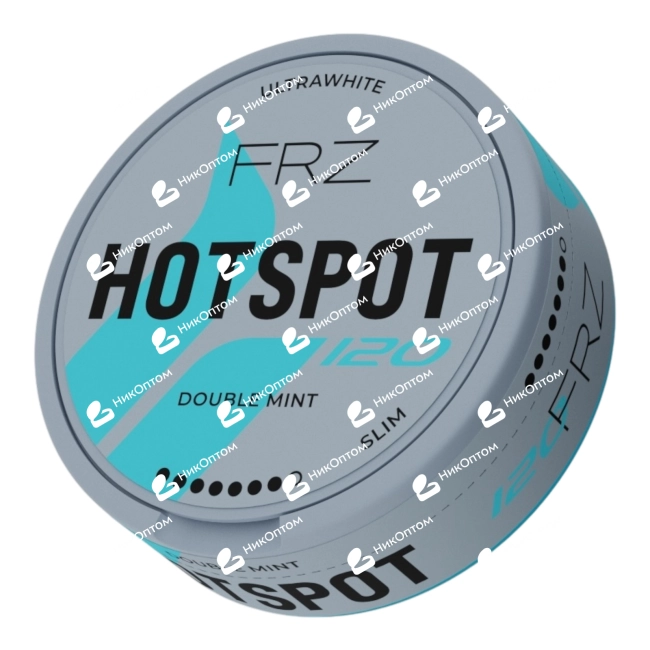 HOTSPOT - FRZ - DOUBLE MINT - Двойная Мята (120mg) — купить снюс оптом в НикОптом