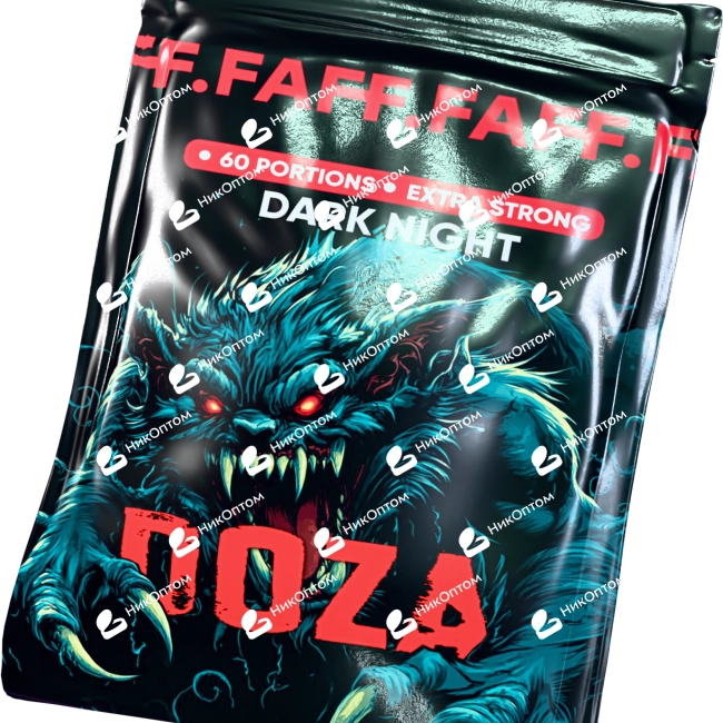 DOZA by FAFF. - DARK NIGHT - Черная Смородина (75mg) — купить снюс оптом в НикОптом