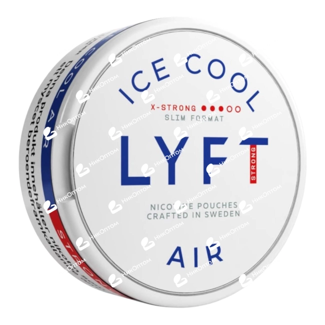 LYFT - ICE COOL AIR - X-Strong — купить снюс оптом в НикОптом