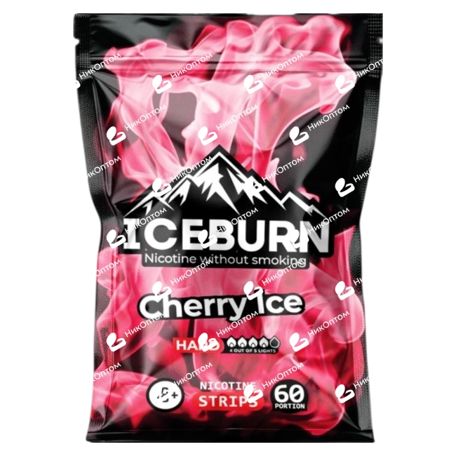 ICEBURN - HARD - CHERRY ICE (130mg) — купить снюс оптом в НикОптом