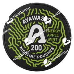 AYAWASKA - ENERGY APPLE MINT (200mg)