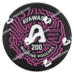 AYAWASKA - ENERGY GRAPE MINT (200mg)