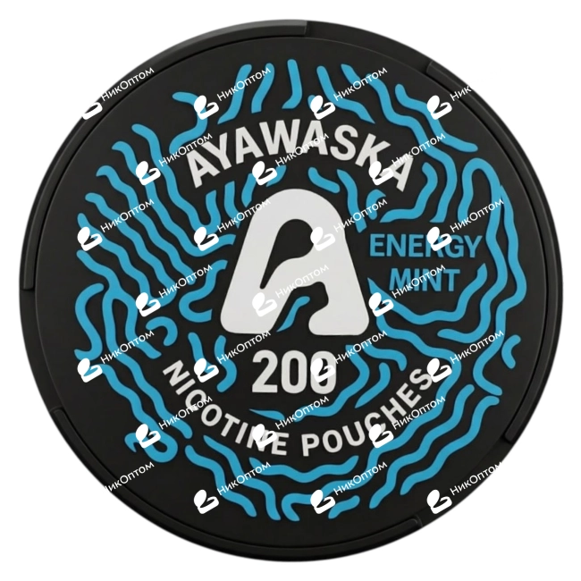 AYAWASKA - ENERGY MINT (200mg) — купить снюс оптом в НикОптом