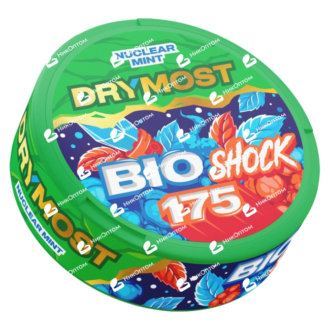 DRYMOST - BIOSHOCK - NUCLEAR MINT - Ядерная Мята (175mg) — купить снюс оптом в НикОптом