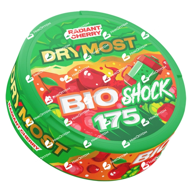 DRYMOST - BIOSHOCK - RADIANT CHERRY - Сияющая Мята (175mg) — купить снюс оптом в НикОптом