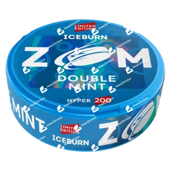 ICEBURN - ZOOM - DOUBLE MINT (200mg) — купить снюс оптом в НикОптом