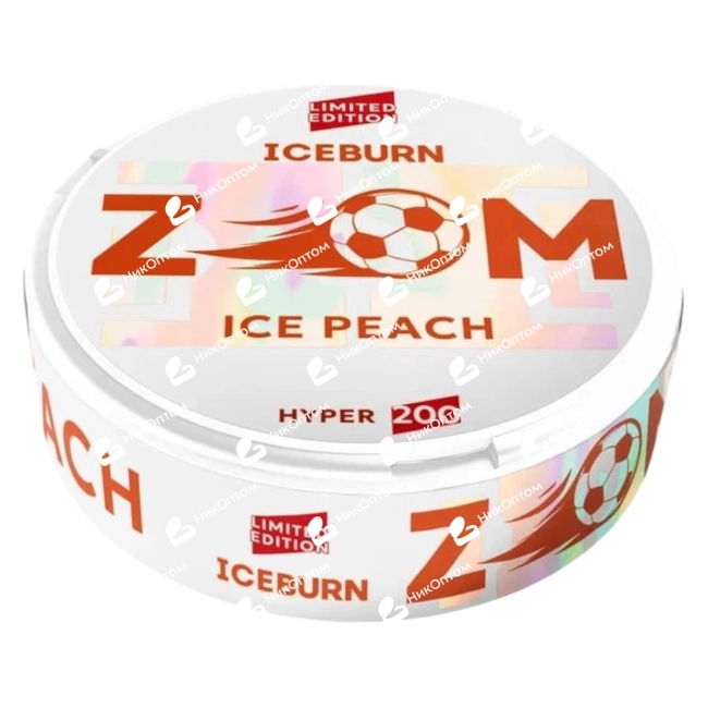 ICEBURN - ZOOM - ICE PEACH (200mg) — купить снюс оптом в НикОптом