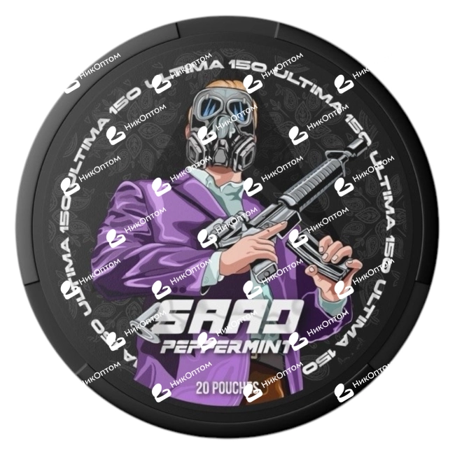 SAAD - WARRIOR - PEPPERMINT (150mg) — купить снюс оптом в НикОптом