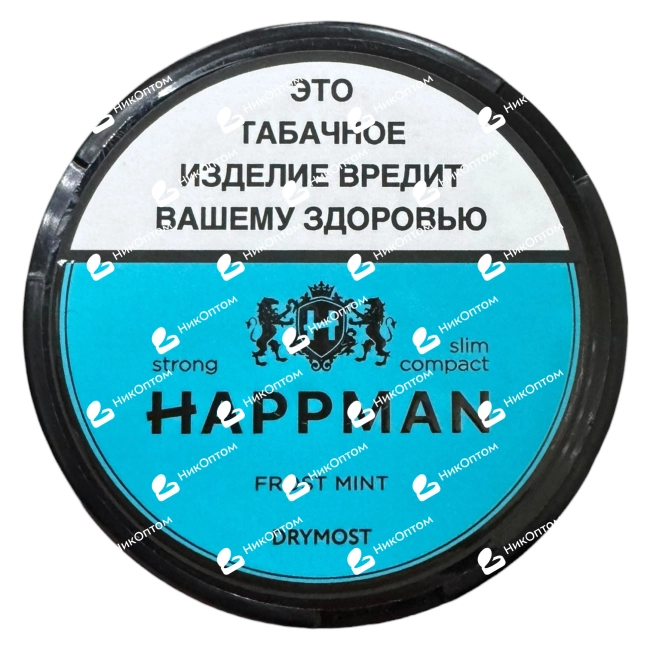 HAPPMAN - DryMost - SLIM -  FROST MINT (12gr) — купить снюс оптом в НикОптом
