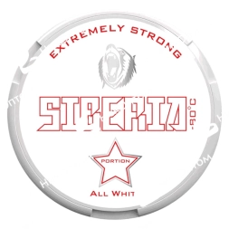 Бестабачный - SIBERIA - 3mg - 20gr - ALL WHITE (original)