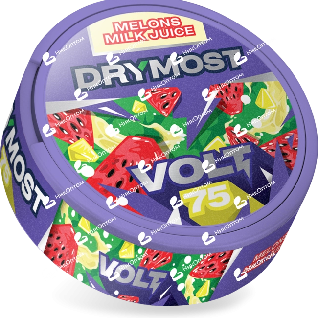 DRYMOST - Milky Melon Juice - Молочно-дынный сок (75mg) — купить снюс оптом в НикОптом