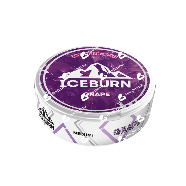 ICEBURN - GRAPE - Виноград (75mg) — купить снюс оптом в НикОптом